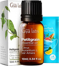100% Pure Petitgrain Essential Oil - 0.34 Fl Oz - Petitgrain Oil for Hair, Skin, Diffuser, Aromatherapy & DIY Candle Making Scent