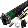 Garage Door Torsion Spring 243x1.75x35 Includes 1” Steel Bearing, Gloves, Manual, and Winding Bars for Right Side of Garage Door Precision E-Coating 5-Year Warranty Min. 30,000 Cycles (Black Cone)