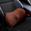 Car cushion, car waist cushion, lumbar support, car backrest cushion, lumbar protection, driver's seat lumbar support, car seat (khaki)
