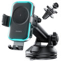 Wireless Car Charger,15W Fast Charging Auto Clamping Phone Holders for Your Car Compatible with iPhone 16/15/14/13, for Samsung Galaxy S24 Ultra S23 S22 S21, S20, S10+ (Black)
