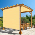 Amagenix 90% Shade Fabric 17'X 22' Sand Sun Shade Cloth with Grommets for Pergola Replacement Shade Cover Canopy, Heavy Duty, Cable Zip Ties Included (We Customized)