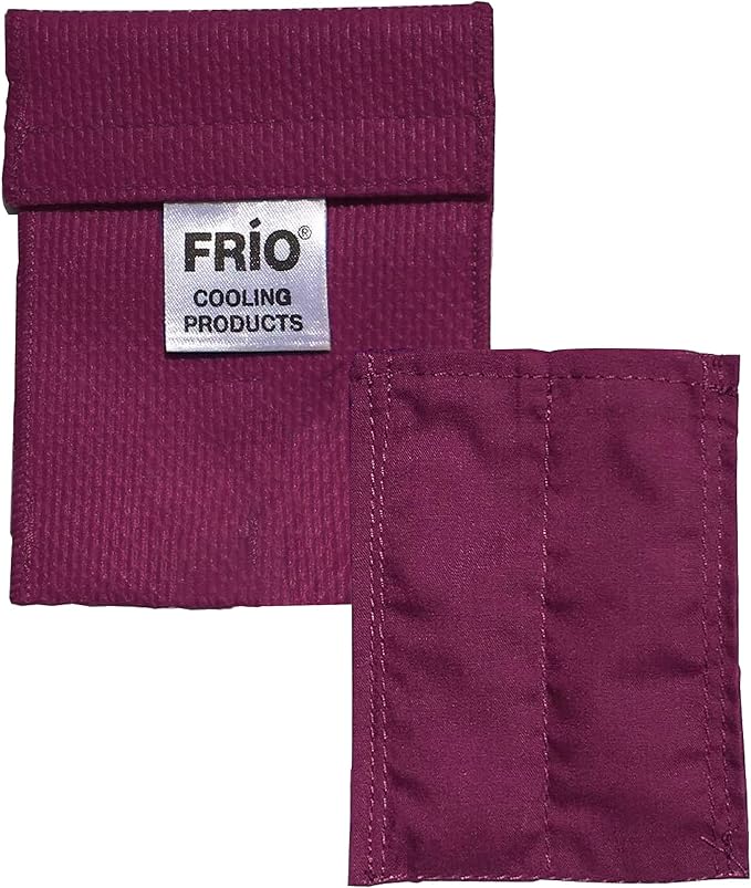 FRIO Cooling Wallet - Insulin Cooler for 45+ Hours of Stress Free On The Go - Burgundy Mini