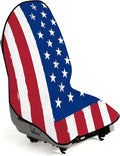 lebogner Waterproof Seat Cover, Sweating Towel for Post Gym Workout, Running, Swimming, and Beach, Universal Fit Anti-Slip Seat Protector for Cars, and Trucks, Machine Washable, American Flag Design
