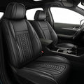 TTX LIGHTING for Buick Envision 2016-2025 Seat Covers: Waterproof Leather Seat Protector with Airbag Compatible (2 Front Seats,Black)
