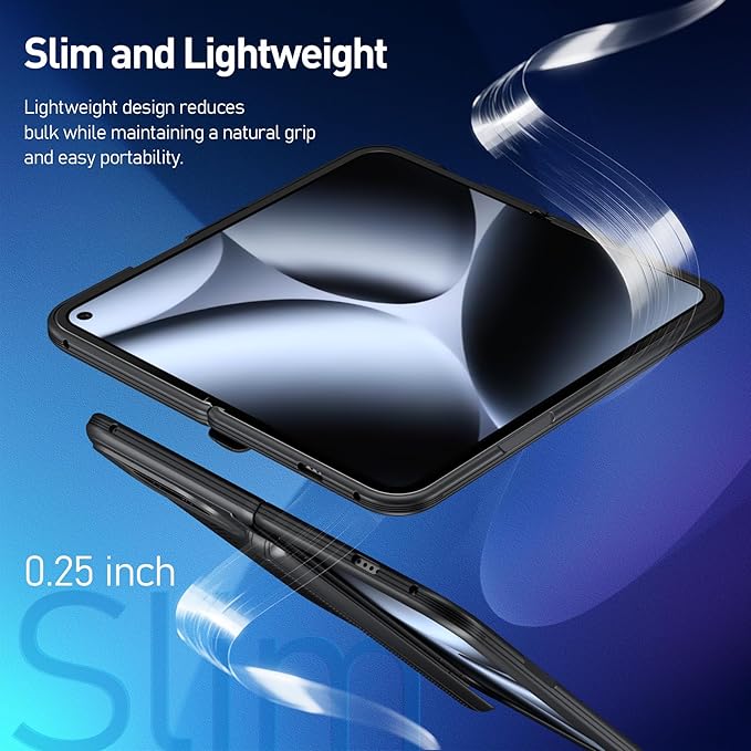 Poetic Revolution Flex Case for Google Pixel 10 Pro Fold, [Foldable Kickstand][Hinge Protection][MagSafe Compatible], Shockproof Slim Pixel 10 Pro Fold Cover with Built-in-Screen Protector, Black