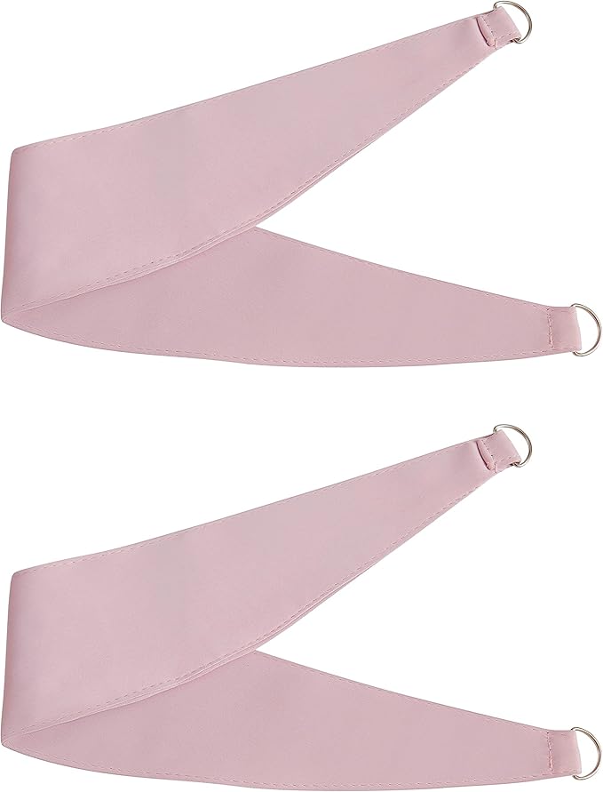 Bujasso Pink Blackout Curtains with Sheer Overlay Mix and Match Double Layer 80% Room Darkening Window Treatment Set for Girls Bedroom Living Room Pink Drapes with Tiebacks Grommet Top 37" Wx95 Lx2