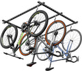 Ultrawall Ceiling Bike Rack for Garage, Indoor Bike Hanger with Sliding Track, Adjustable Bike Hooks for up to 3 Bikes (Horizontally), 6 Bikes (Vertically)