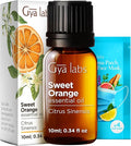 100% Pure Orange Essential Oil - 0.34 Fl Oz - Orange Oil for Hair, Skin, Diffuser, Aromatherapy & DIY Candle Making Scent