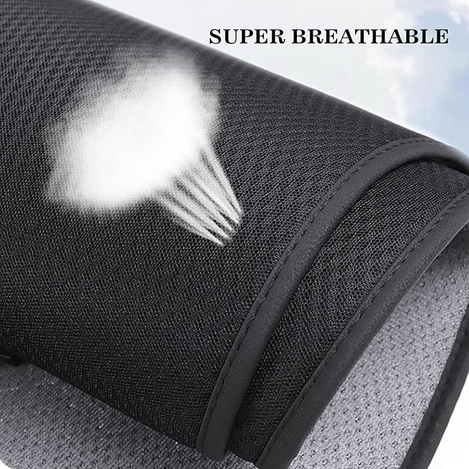 Rear Car Seat Covers Custom Fit for Tesla Model Y 2025 2020-2024 Breathable Interior Seat Cushion Protector All Season Protection (Without Logo)