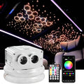 ATOKEE 16W Twinkle 1000pcs Starlight Headliner Kit, 0.03in 13.1ft Dual Port Fiber Optic Star Lights for Car Home Use, Controlled Via APP/Remote