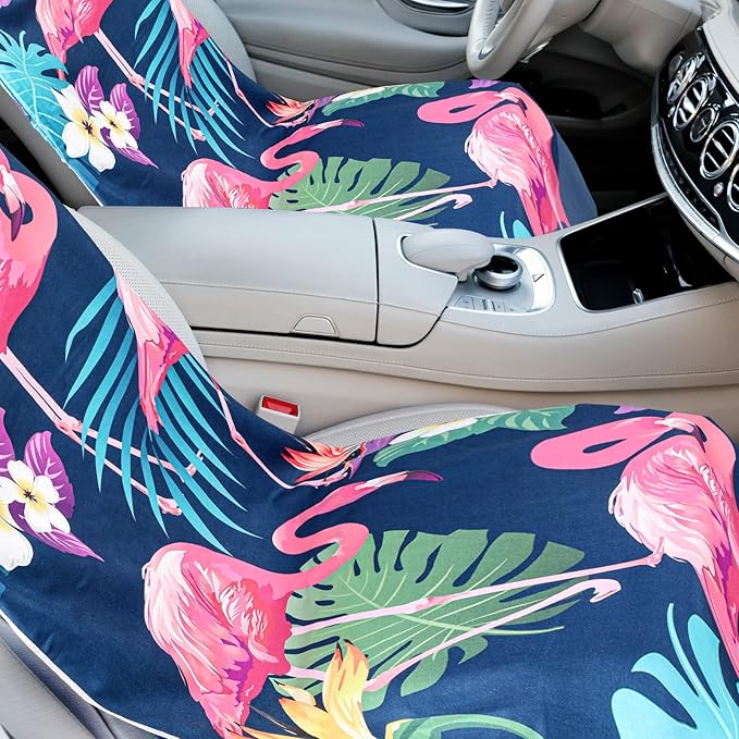 1 Pack Car Seat Towel Covers with Storage Bag 63 x 32 Inch Athletic Running Towel Seat Sweat Washable Cover Gifts for Car Outdoor Sport Activities Christmas (National Park 1)