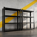 60" H x 40" W x 20" D 4-Tier Heavy Duty Garage Shelving Unit, 2000 LBS Capacity Metal Storage Rack,Adjustable Steel Shelves for Garage, Warehouse, Basement, Pantry, Workshop.2 Pack
