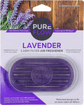 PUREFLOW Cabin Filter Air Freshener with Odor Eliminator – Fits on Most Car, Truck, and SUV Cabin Air Filters - Lavender (1 Pack)