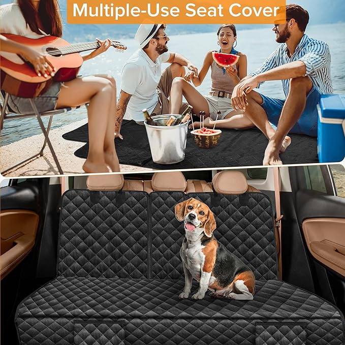 Dog Car Seat Cover for Back Seat Compatible with Chevy Chevrolet Trax Equinox EV Equinox Cruze Trailblazer Malibu Impala Accessories, Waterproof Non-Slip Pet Bench Backseat Covers 2026 New