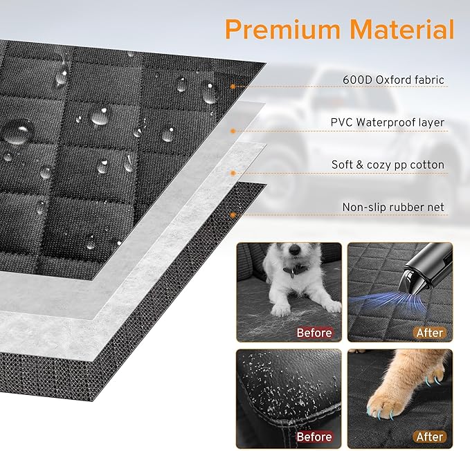 Dog Car Seat Cover for Back Seat Compatible with Chevy Chevrolet Trax Equinox EV Equinox Cruze Trailblazer Malibu Impala Accessories, Waterproof Non-Slip Pet Bench Backseat Covers 2026 New