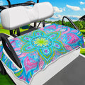 ENYORSE Golf Cart Seat Covers - Ethnic Style Golf Cart Towel Blanket for 2/4 Seater, Soft & Breathable Microfiber, Keeps Seats Cool & Comfortable, 51”x31”, Fits EZGO/Yamaha/Club Car