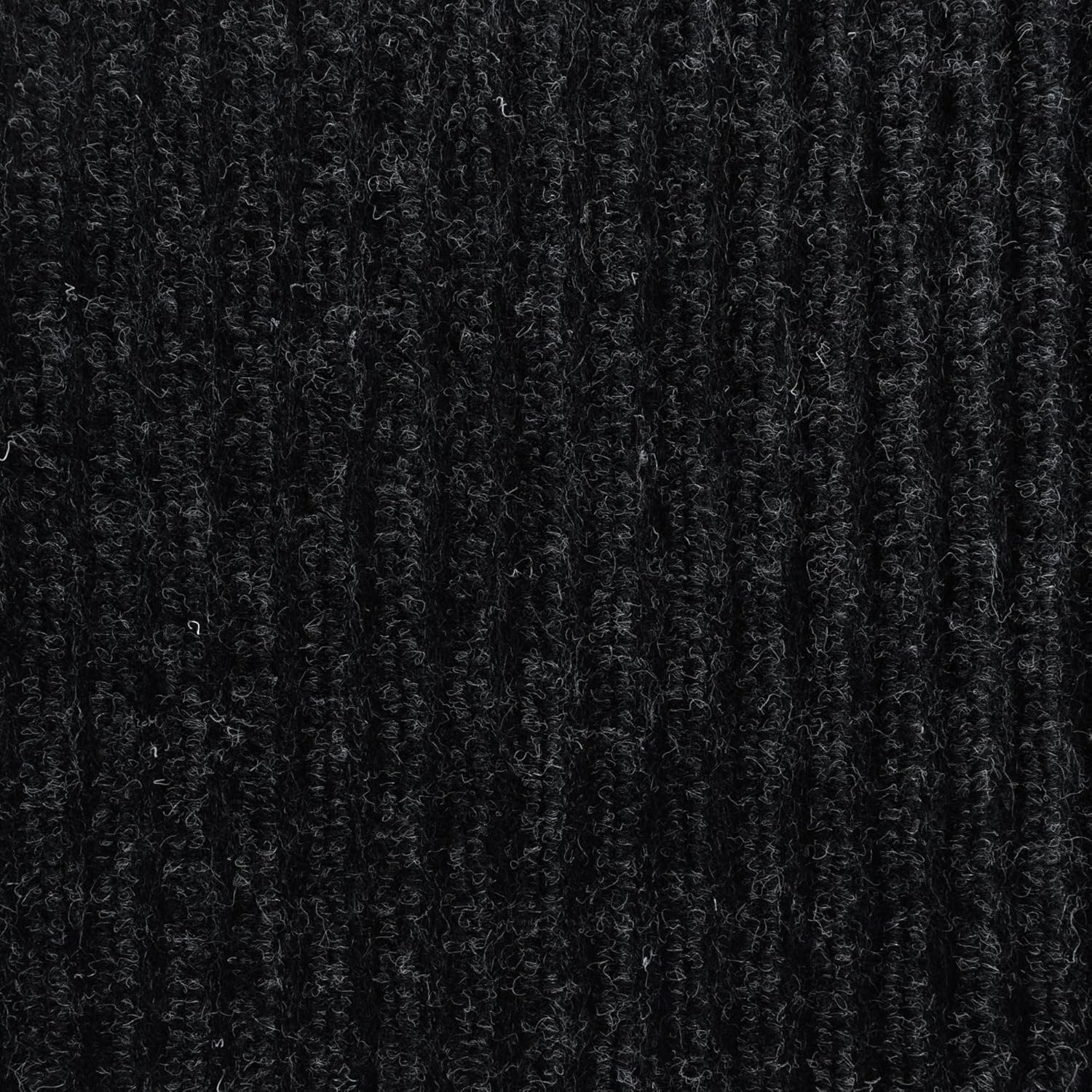 iCustomRug Spartan Weather Warrior Duty Indoor/Outdoor Utility Ribbed in 3ft,4ft,6ft Widths 70 Custom Sizes with Natural Non-Slip Rubber Backing 4'X12' in Black