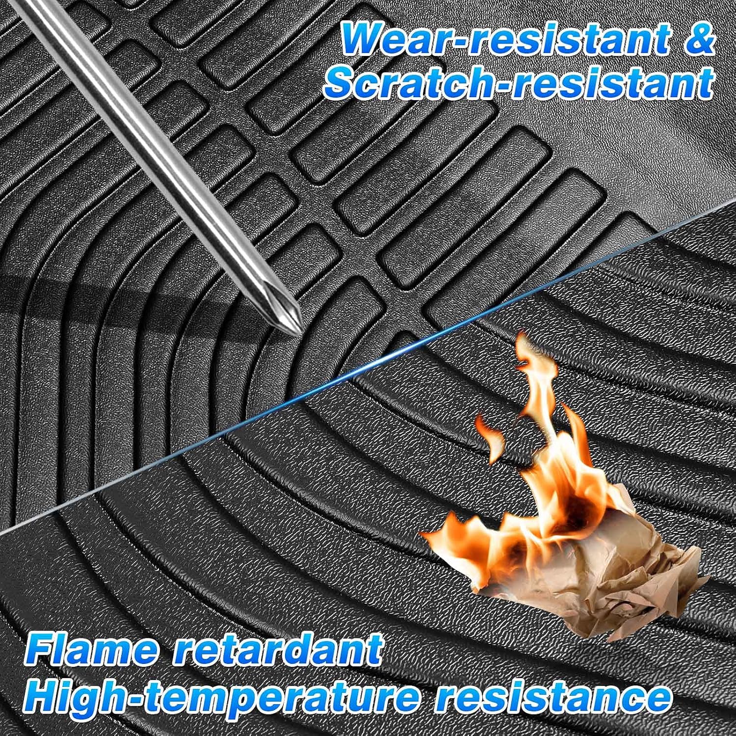 Cartist Custom Fit for Floor Mats 2014-2023 Chevrolet Chevy Trax / 2013-2023 Buick Encore (Not fit Encore GX) All Weather Floor Liners 2 Rows TPE Odorless