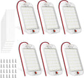 Dome Light for RV Interior, 48LED 800LM Ultra Bright 12 Volt LED White Lights, RV Ceiling Light with Switch Control, Ideal for Car Van Truck Camper Lorry Motorhome Boat(6 Pack)