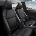 AOMSAZTO Seat Covers for Toyota Corolla 2020 2021 2022 2023 2024 2025 2026 SE &2023-2026 XSE &2025 FX, Custom Fit Full Set Faux Leather Black(Black)