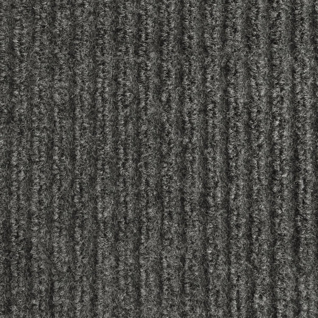 iCustomRug Spartan Weather Warrior Duty Indoor/Outdoor Utility Ribbed in 3ft,4ft,6ft Widths 70 Custom Sizes with Natural Non-Slip Rubber Backing 4'X80' in Charcoal