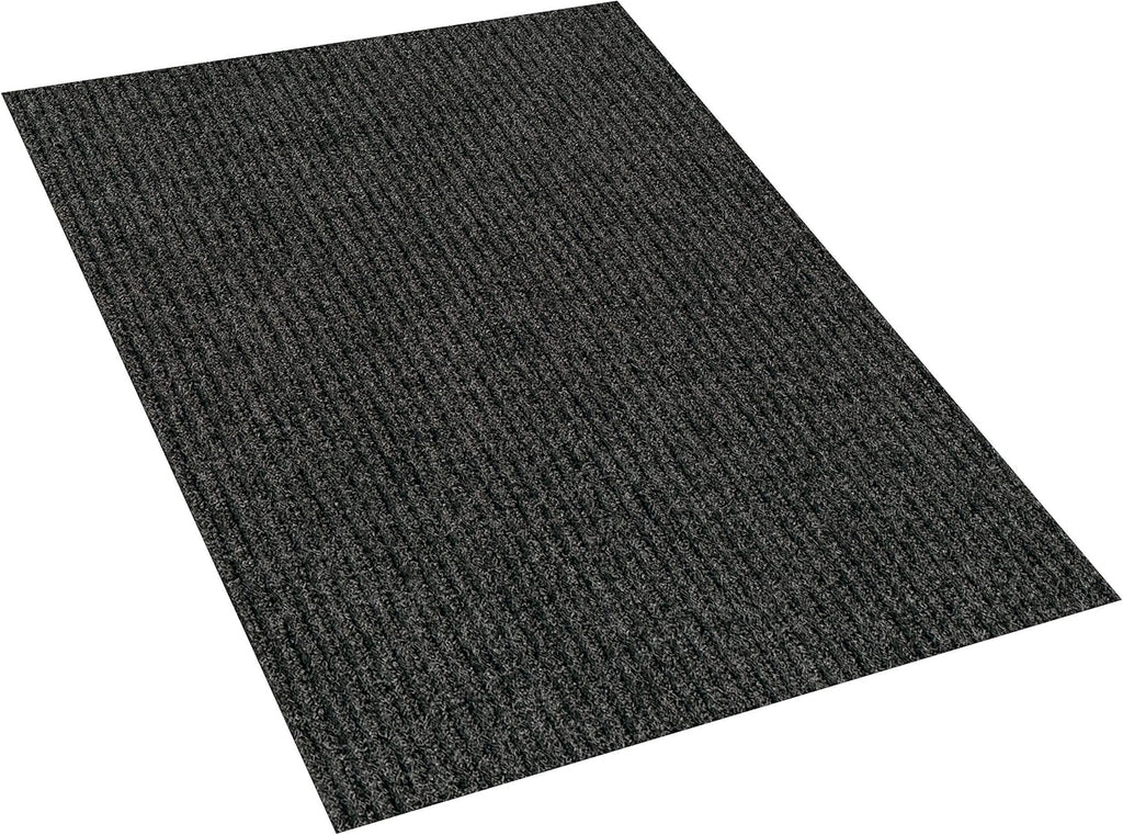 KOECKRITZ Heavy Duty Durable All Weather Indoor/Outdoor Non Slip Entrance Mat Rugs and Runners for Office Business Building Home Garage Front Door (6' x 9', Charcoal)