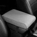 SEG Direct Car Center Console Cover, Breathable Leather Auto Armrest Cover, Memory Foam Arm Rest Cushion, Universal Car Seat Box Cover Car Interior Accessories, Gray