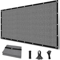 Amagenix 90% Sun Shade Cloth with Grommets, 3' x 10' Pergola Replacement Shade Cover Canopy Privacy Screen for Outdoor Patio Garden, Gray (We Customized)