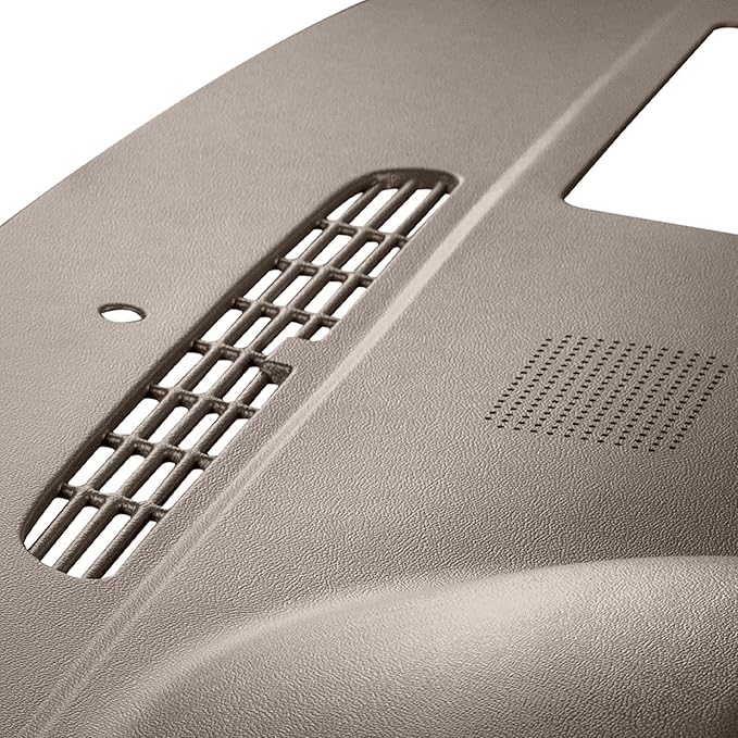 DashSkin Dash Cover Compatible with 2007-2014 Chevy Tahoe Suburban Avalanche & GMC Yukon & Yukon XL with Dash Speaker in Cocoa - Hard Molded Plastic Dashboard Cap