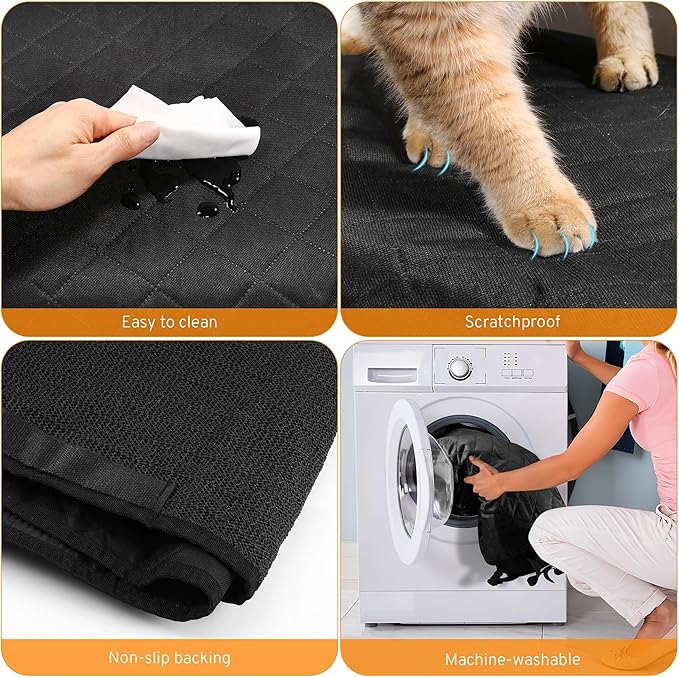 Dog Car Seat Cover for Back Seat Compatible with Chevy Chevrolet Trax Equinox EV Equinox Cruze Trailblazer Malibu Impala Accessories, Waterproof Non-Slip Pet Bench Backseat Covers 2026 New