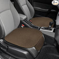 2PCS Car Seat Bottom Cover Pad, Car Seat Mat, Driver Cushion with Comfort Memory Foam & Non-Slip Rubber Bottom, Vehicle Accessories Breathable Seat Protector Mat for Auto Office Home (Coffee)