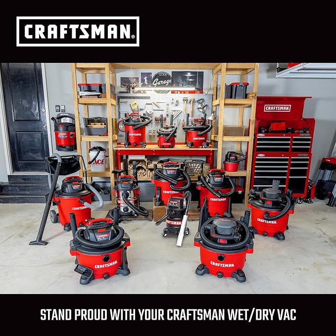CRAFTSMAN CMXZVBE38680 1-7/8 in. Crevice Tool Wet Dry Vac Attachment, Industrial-Grade Shop Vacuum Accessory for Cleaning Tight Spaces, Fits 1-7/8 in. Hose Diameter